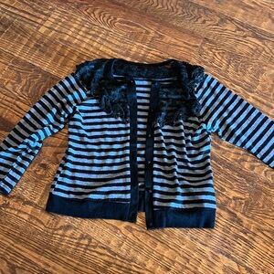 Stripe gray and black  sweater